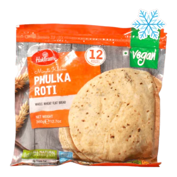 Haldiram's - Phulka Roti (Vegan) 12 PC 360g