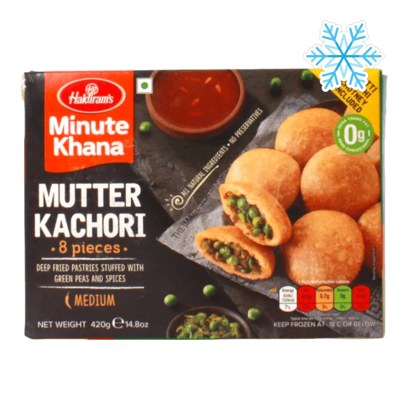 Haldiram Frozen Mutter Kachori 420Gm (8 Pieces)