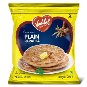 Vadilal Frozen Plain Paratha 300Gm (5 Pieces)
