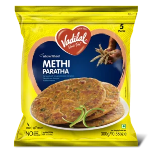 Vadilal Frozen Methi Paratha 300Gm (5 Pieces)