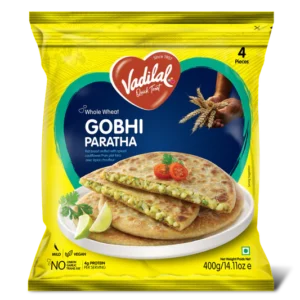 Vadilal Frozen Gobhi Paratha 400Gm (4 Pieces)