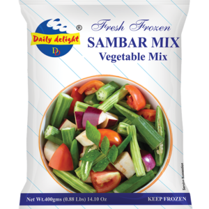 Daily Delight Frozen Sambar Mix 400Gm