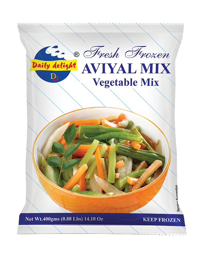 Daily Delight Frozen Avial Mix 400Gm