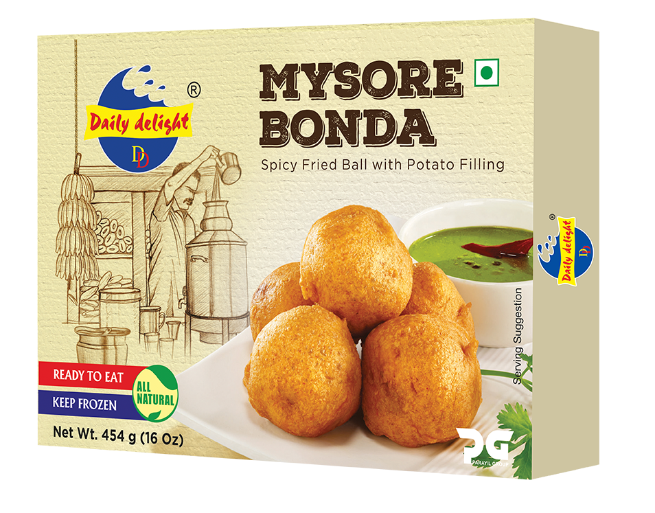 Daily Delight Frozen Mysore Bonda 454Gm