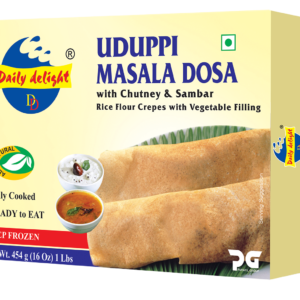 Daily Delight Frozen Uduppi Masala Dosa 454Gm