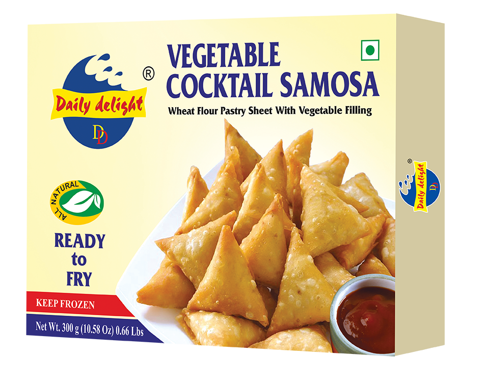 Daily Delight Frozen Vegetable Cocktail Samosa 300Gm