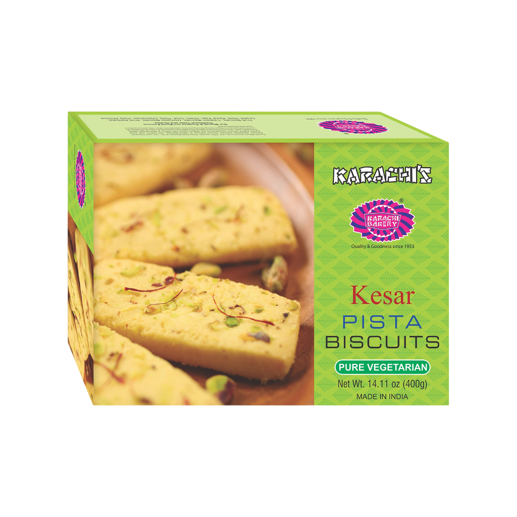 Karachi Bakery Kesar Pista Biscuits 400gm