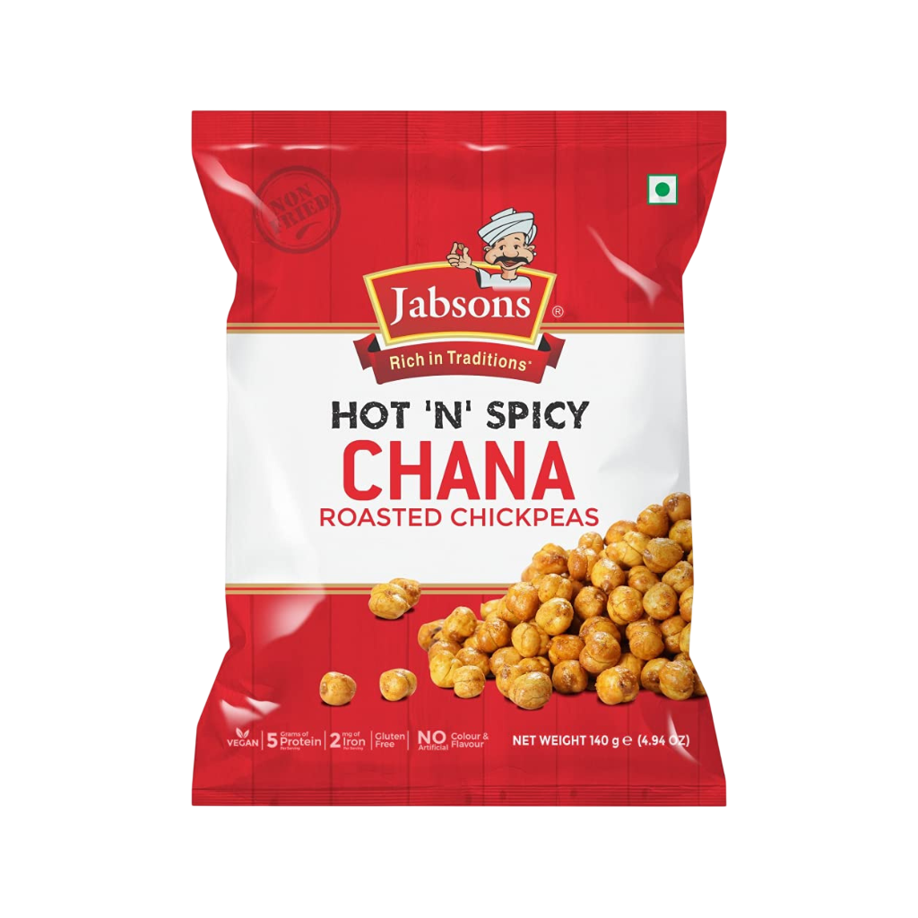Jabsons Hot N Spicy Chana 140g