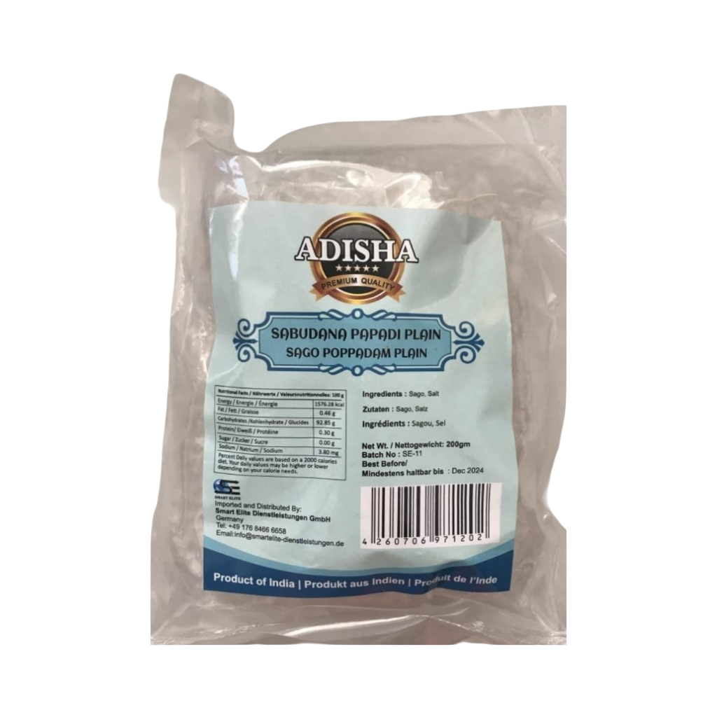 Adisha Sabudana Papad 200g