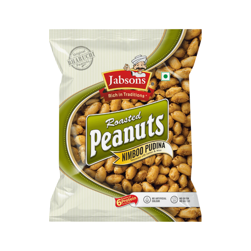 Jabsons Roasted Peanut Nimboo Pudina