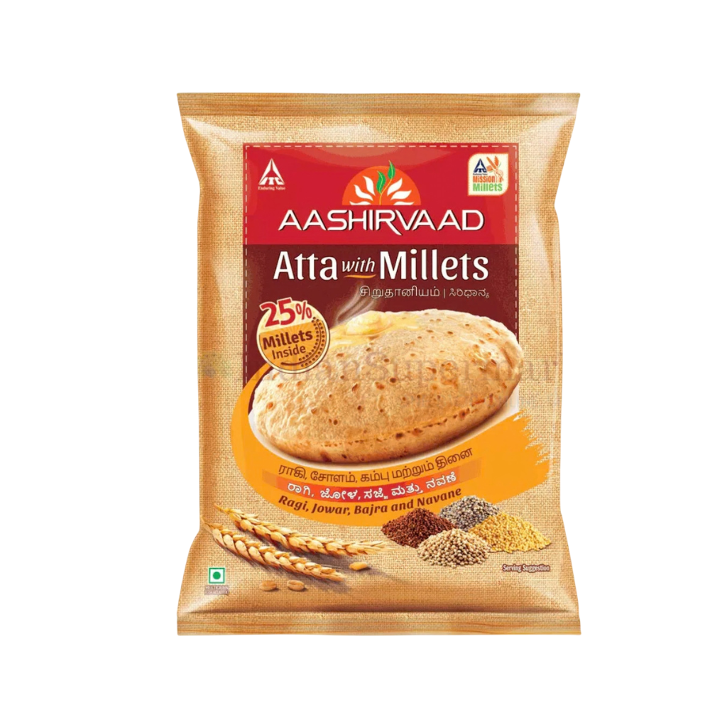 Aashirvaad Atta With Millets 2,2kg